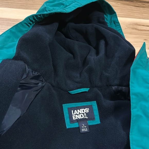 ‼️SOLD‼️LANDS END SQUALL JACKET WINTER L 14-16 - Picture 13 of 13